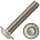 Винт с полукруглой головкой, фланцем и шлицем TORX ISO (DIN) 7380-2 нержавеющая сталь А2